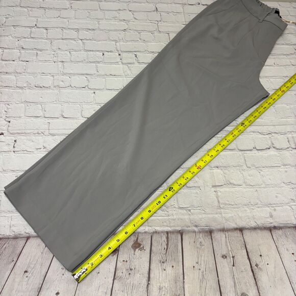 NWT Quince Women Pleated Wide Leg Pants Trousers Size 16 Gray D005 -12 - Picture 6 of 16
